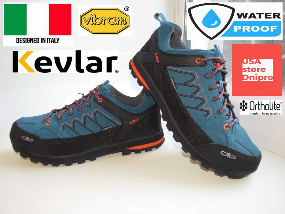 Полуботинки мембранные CMP Moon Low WaterProof Vibram р. 44 (28.5см)