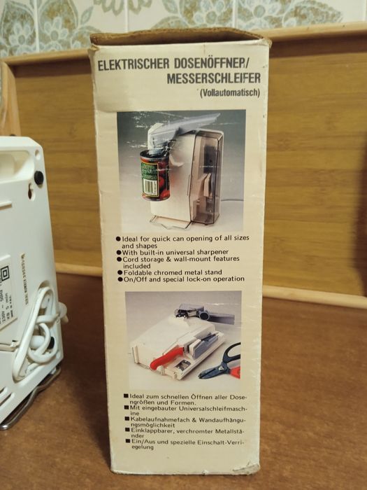 Abre latas,garrafas e afia facas  Tecnisom