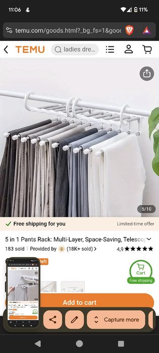 Vendo kit com 6 cabides estilo salva espaço