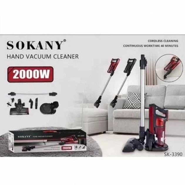 Бездротовий вертикальний пилосос Sokany SK-3390 2000W