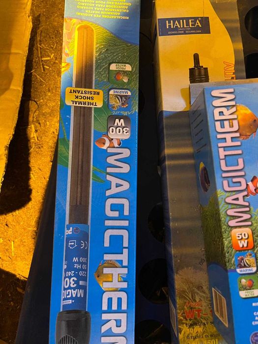 Vários artigos para aquários