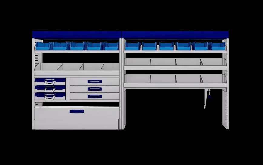 zabudowa warsztatowa do busa Ducato Boxer Master Movano Sprinter