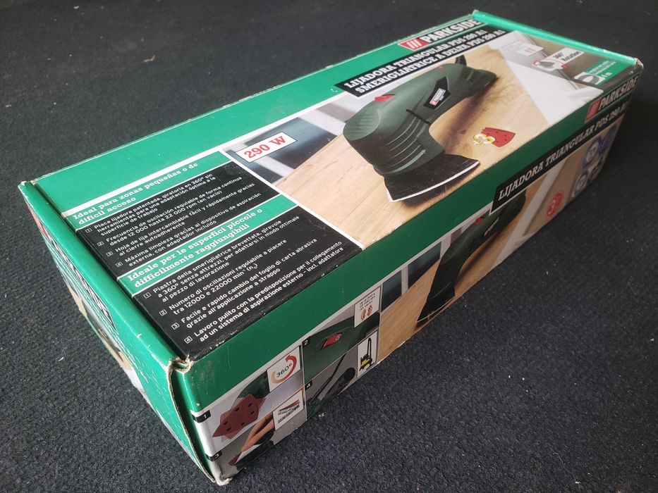 Lixadora triangular/delta Parkside PDS 290 A1