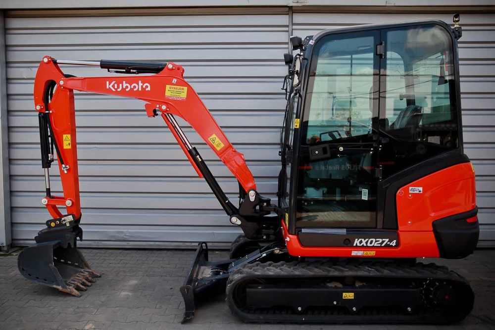 Wynajem minikoparka koparka Kubota KX-008  wynajem narzędzi