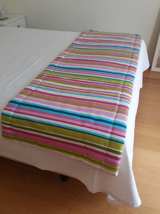 Colcha de cama casal + Almofada Suede