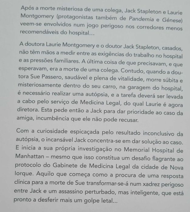 O Turno da noite de Robin Cook