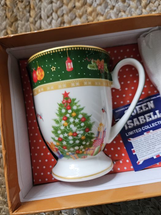 Kubek świąteczny, komplet dwóch kubków świątecznych