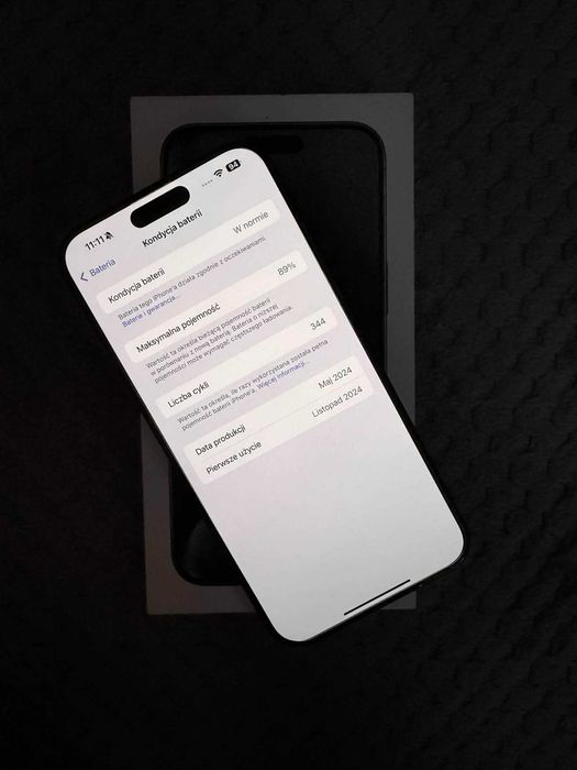 Iphone 15 Pro Max 256GB Black Titanium