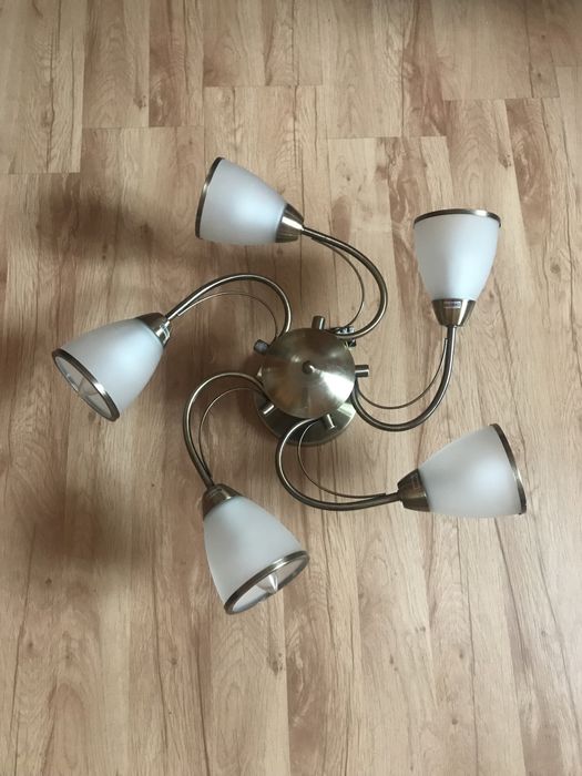 Żyrandol lampa sufitowa na 5 żarówek