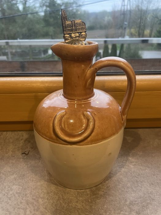 Vintage karafka ceramiczna Ye Monks Whisky Scotland
