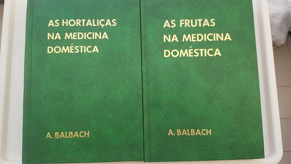 2 Livros - As Frutas e As Hortaliças na Medicina Doméstica