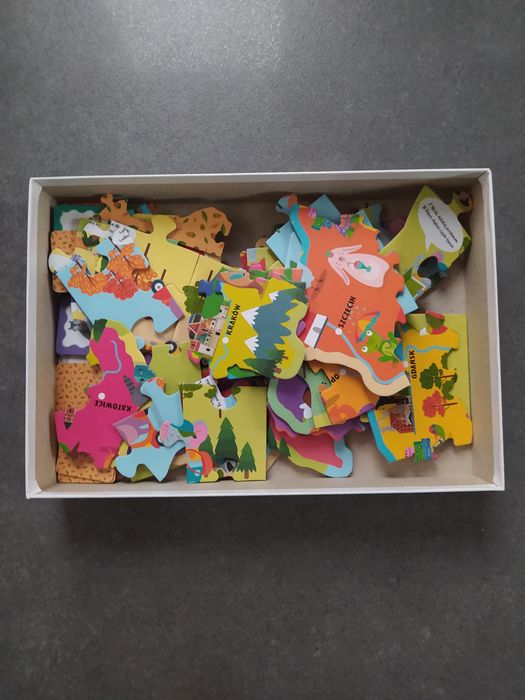 Puzzle "Mapa Polski"