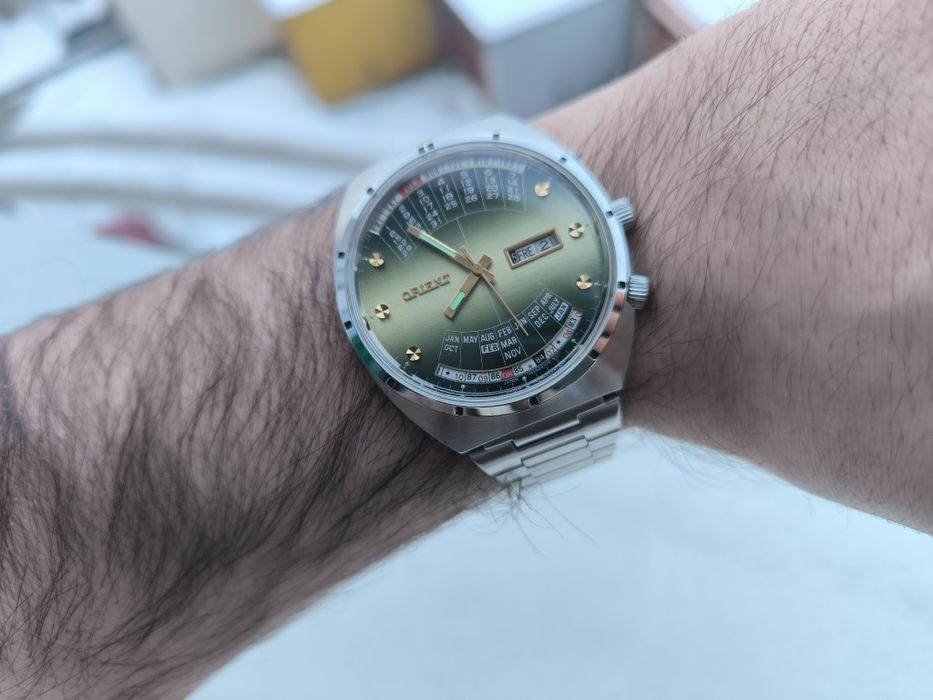 STAN NOWY lata 70 zegarek orient cesarski patelnia królewski automat