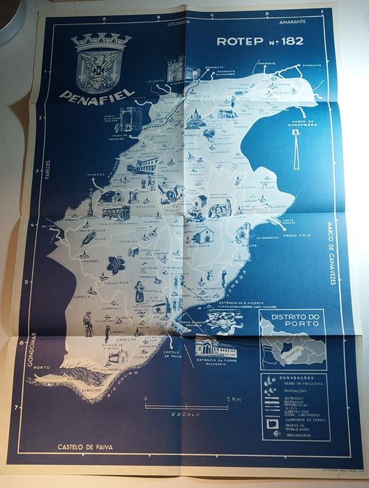Penafiel - Roteiro ROTEP | Incluí Mapa Desdobrável