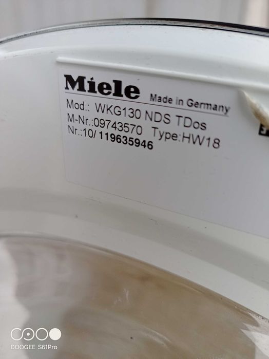 Pralka miele WKG130 NDS TDos