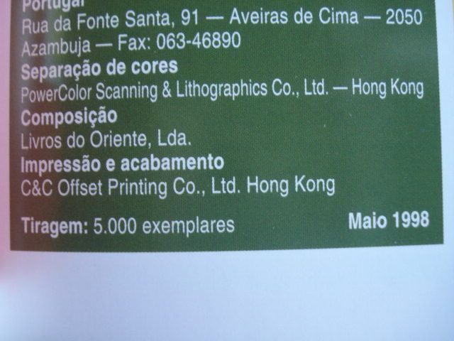 Revista "Macau" com António Guterres na Capa de 1998