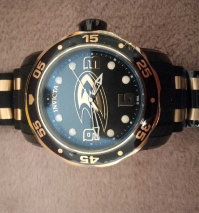 NEW Invicta NHL Anaheim Ducks Edition - 48mm Black Dial - Original Box
