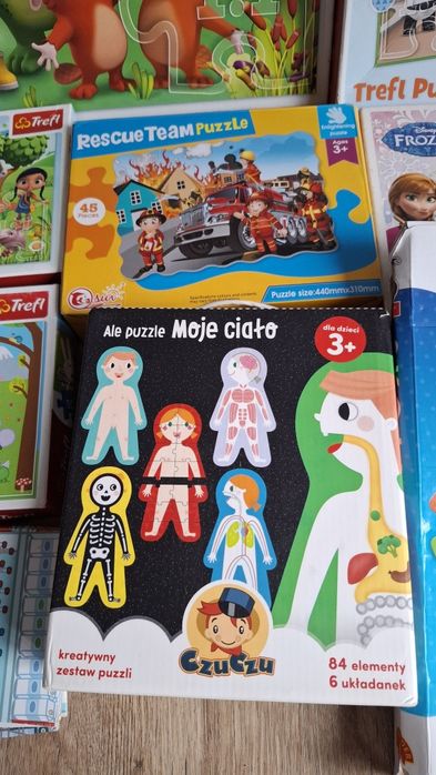 Puzzle i książeczki 3+