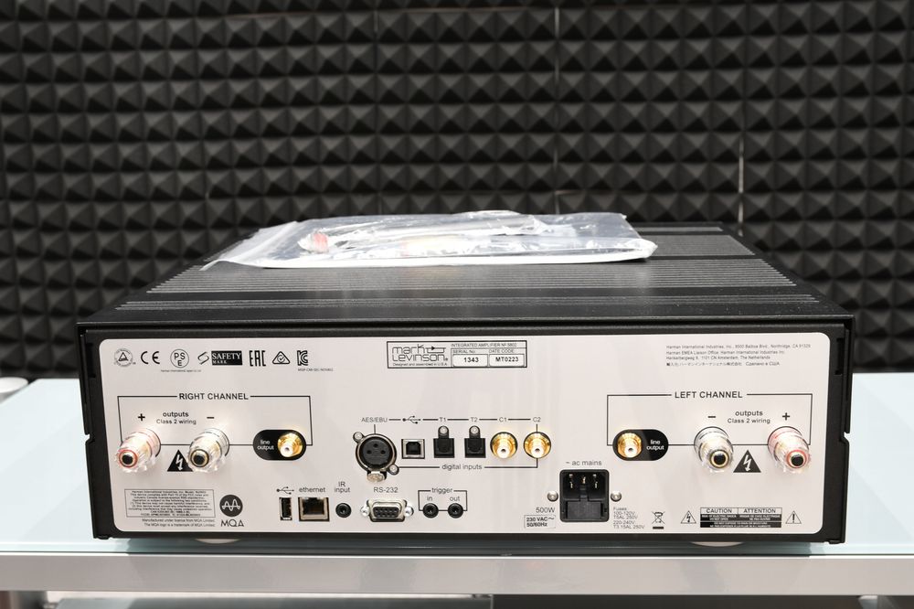 wzmacniacz stereo Mark Levinson No 5802 zestaw w świetnym stanie!