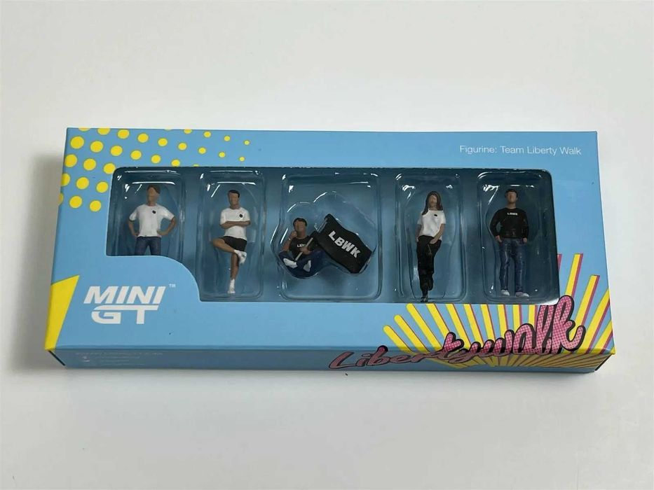 Mini GT Mini Figures Camel Trophy & Liberty Walk 1/64 (Set) - NOVOS