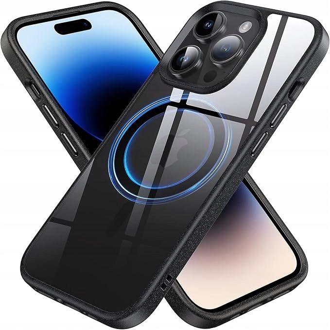 plecki apple do apple iphone 14 pro czarny etui magnetyczne
