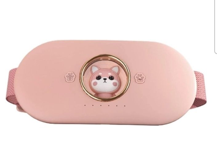 Електричний тепловий пояс вібраційний масажер для живота  при місячних