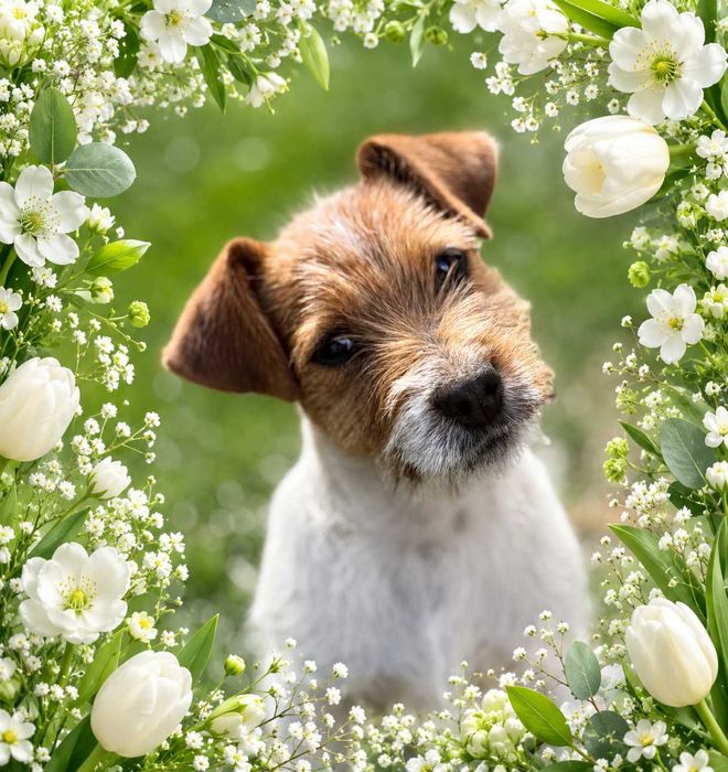 Jack Russell Terrier # SMARTIE JACKS # rodzice ZKwP/FCI suczka z lewej