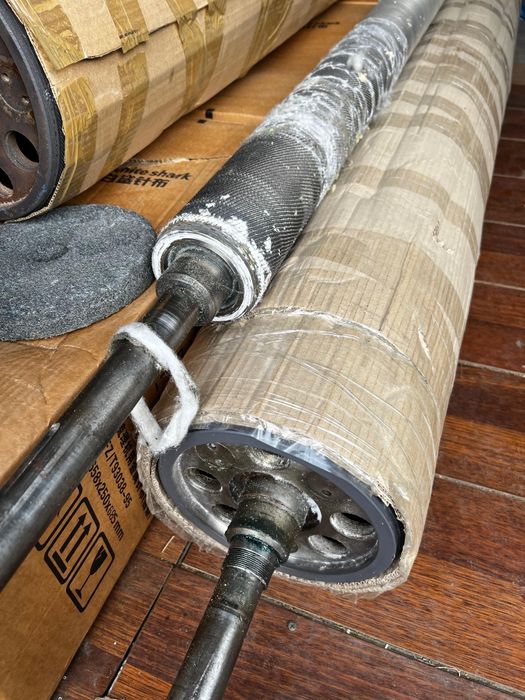 Wałki zgrzeblarka, maszyny włókiennicze