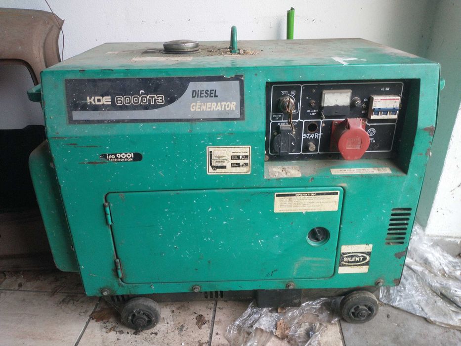agregat prądotwórczy kde 6kva 230/400volt sila diesel ON