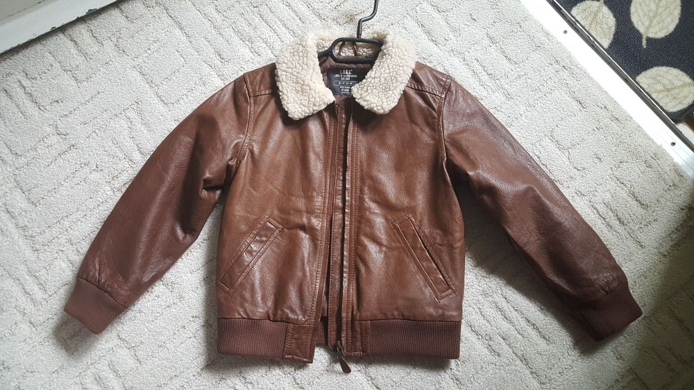 Kurtka skórzana 7-8 lat H&M