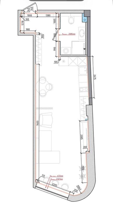 продам Первая линия моря 1-кв.40м2 Аркадия Морская Симфония(хозяин).Море в 20 метрах