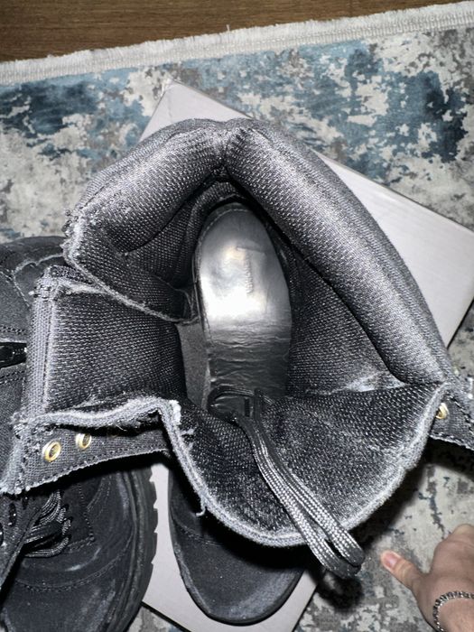 balenciaga strike boots black