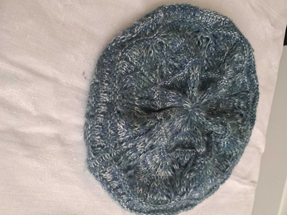 Beret azurowy turkus