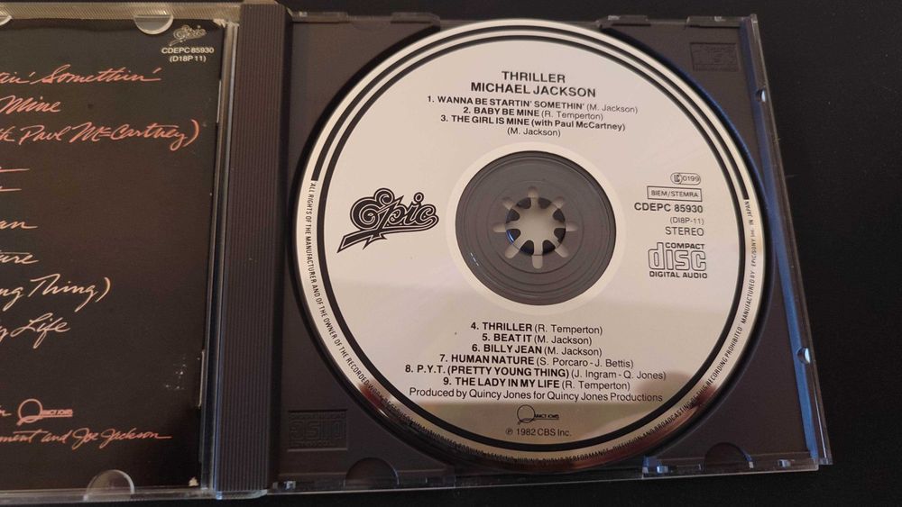Płyta cd Michael Jackson
