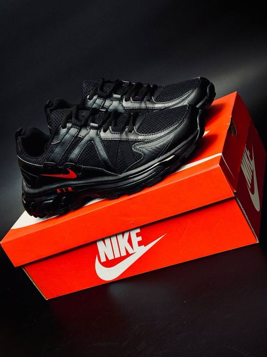 Трендовые красовки на лето /Новинка Nike Air мужские черные кроссовки найк / удобные красовки найк / красовки мужские на лето