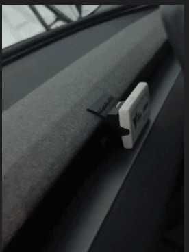 Suporte Via Verde Oculto para Tesla Model 3 Highland 2024-2026