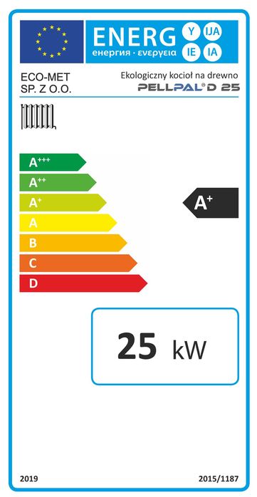 Kocioł na drewno PELLPALL D 25kW - wydajne i ekologiczne ogrzewanie!