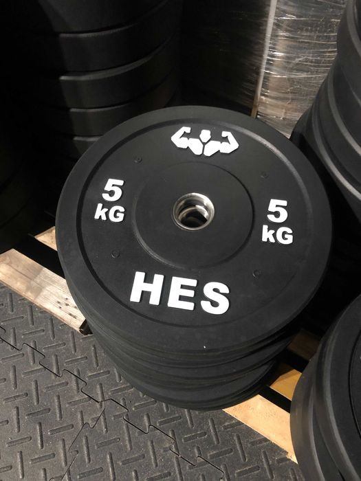 Bumper Obciążenie Olimpijskie HES 4x 5kg Crossfit 45cm 51mm