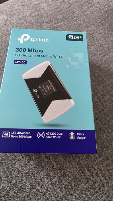 Router mobilny TP-Link M7450 4G+ LTE 300 Mbps – praktycznie nowy