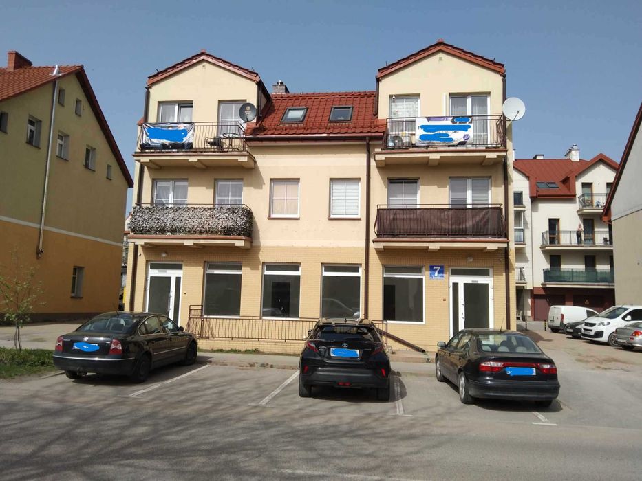 Centrum Olecka mieszkanie, lokal handlowy na parterze, Grunwaldzka 7.