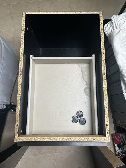 Secretaria Ikea Malm Preta