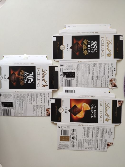 Обгортки від шоколаду (колекційні, Швеція, Данія, Бельгія, Німеччина)