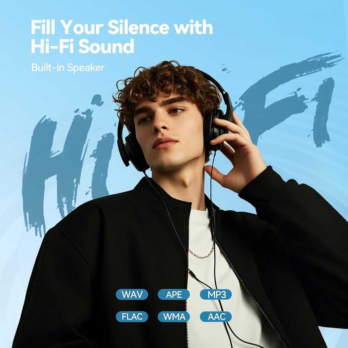 MP3 плеєр AGPTEK M3PL, Bluetooth 5.3, 2.4” TFT екран, 64 ГБ