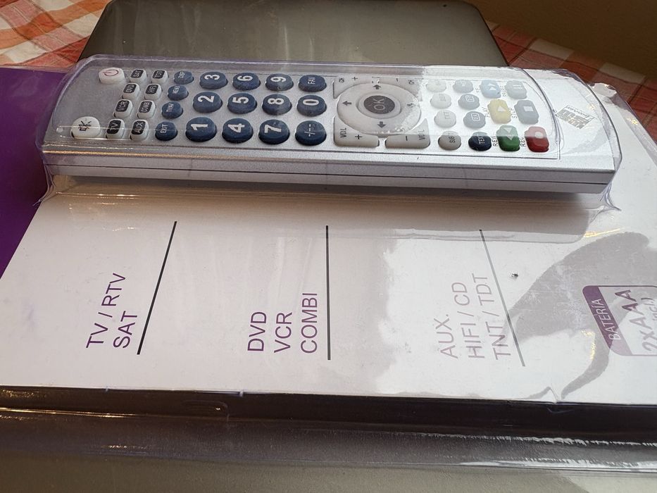 Comando televisao TV lcd tdt sat dvd vcr universal