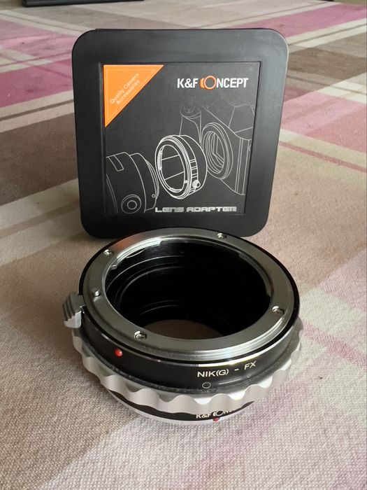 Adaptador K&F Nikon F para Fuji Fx