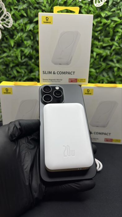 Магнітний павербанк Базеус 6000 mAh 20w Baseus magnetic powerbank