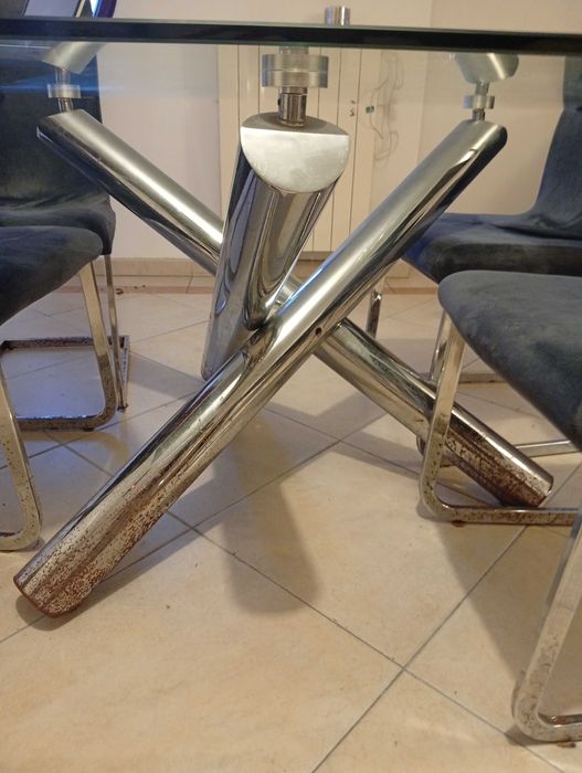 Mesa de sala com 6 cadeiras