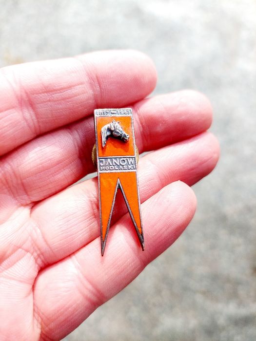 Odznaka. Janów Podlaski. 1967.Koń.