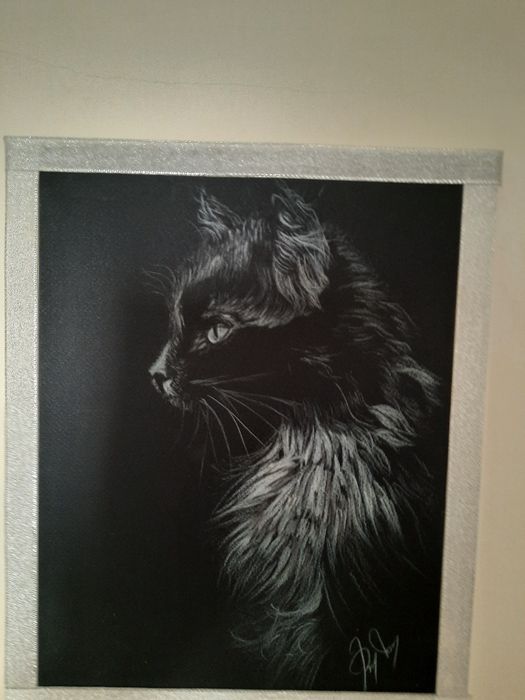 Quadro pintado à mão