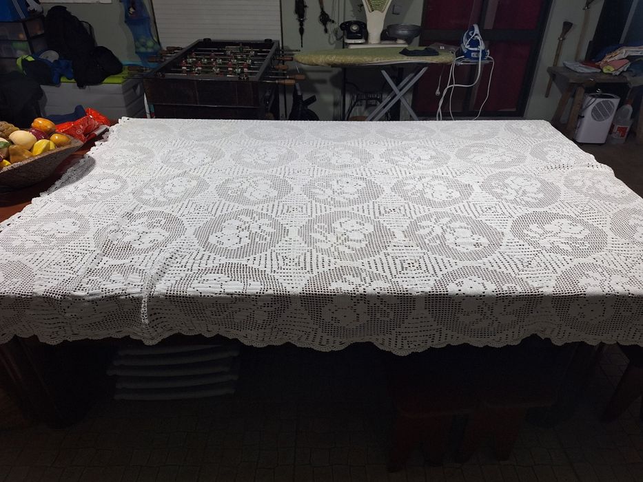 Toalha de mesa em renda